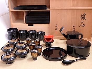 輪島塗　四君子蒔絵　煮物椀五客　美品　共箱　茶道具　懐石道具　送料込 輪島塗 四君子蒔絵 煮物椀五客 美品 共箱 茶道具 懐石道具 送料込